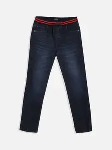 Allen Solly Junior Boys Jogger Mid-Rise Light Fade Jeans