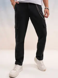 HIGHLANDER Men Overdyed Stright Fit Cargo Trouser