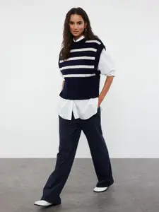 Trendyol Women Striped Sweater Vest