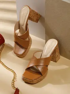 VALIOSAA Block Heel Sandals