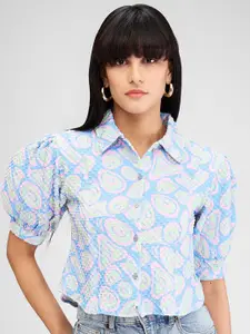 SPYKAR Women Slim Fit Floral Opaque Printed Casual Shirt