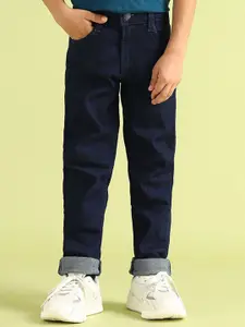 U.S. Polo Assn. Kids Boys Classic Mid-Rise Pure Cotton Jeans