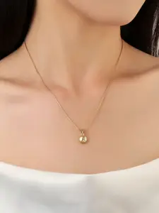 SALTY Stainless Steel Bubble Sun Pendant Chain