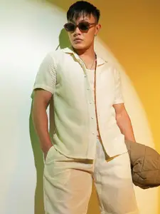 Campus Sutra Shirt With Short Co-Ords