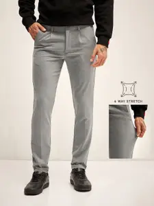 THE BEAR HOUSE Men Slim Fit Trousers