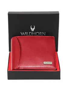 WildHorn Men Leather Two Fold Wallet With RFID Blocking