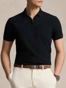 Polo Ralph Lauren Men Solid Polo Collar T-Shirt