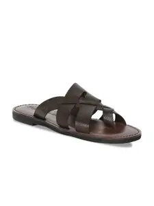 Ruosh Men Leather Comfort Sandals