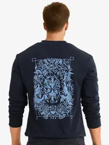 RARE RABBIT Men Printed Sweatshirt