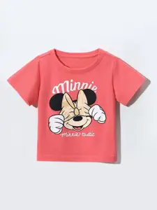 StyleCast Girls Printed Raw Edge T-shirt