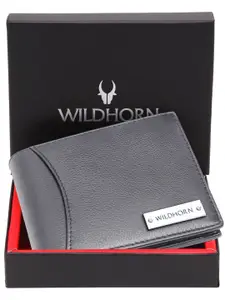 WildHorn Men Leather Two Fold Wallet