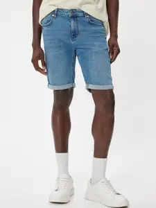 Koton Men Printed Denim Shorts