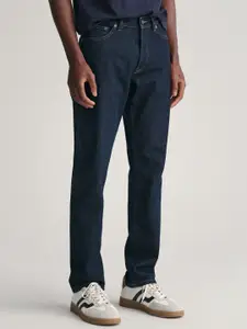 GANT Men Solid Mid-Rise Slim Fit Jeans