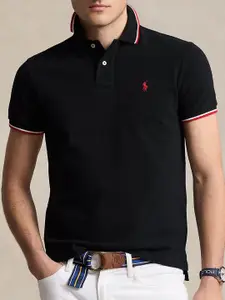 Polo Ralph Lauren Men Solid Polo Collar T-Shirt