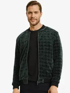 RARE RABBIT Men Camouflage Open Front Jacket