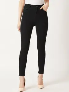 Miss Chase Women Skinny Fit High Rise Regular Length Stretchable Denim Jeans