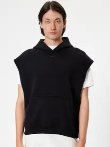 Koton Men Solid Hooded Pullover Sweater