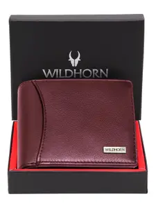 WildHorn Men Leather Two Fold Wallet