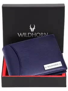 WildHorn Men Leather Two Fold Wallet