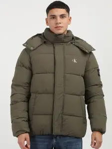 Calvin Klein Jeans Men Hooded Windcheater Puffer Jacket