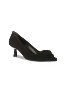 Saint G Leather Women Kitten Heels Pumps with Bows