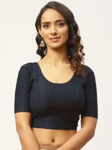 Fressia Fabrics Short Sleeve Readymade Saree Blouse