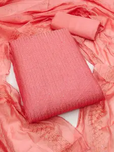 JULEE Embroidered Unstitched Dress Material