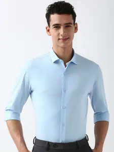 Peter England Men Super Slim Fit Opaque Formal Shirt