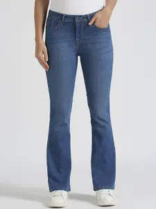 Pepe Jeans Women Slim Fit Mid-Rise Light Fade Stretchable Jeans