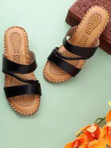 TRASE Women Open Toe Flats