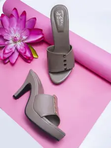 JM Looks Kitten Heel Sandals