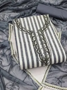 ASISA Embroidered Unstitched Dress Material