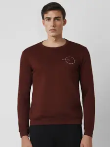 Van Heusen Flex Men Round Neck Solid Sweatshirt