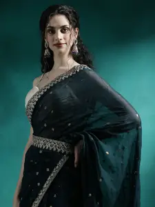 Sangria Printed Saree With Blouse Piece