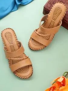 TRASE Women Open Toe Flats