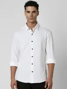 V Dot Men Slim Fit Opaque Party Shirt