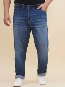 John Pride Men Plus Size Regular Fit Mid-Rise Stretchable Jeans