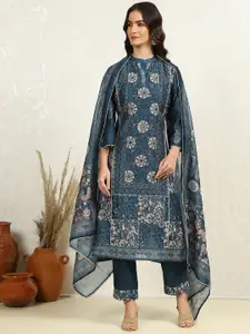 Biba Ethnic Motifs Printed Unstitched Dress Material