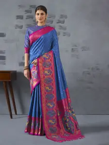Anouk Woven Design Zari Paithani Saree