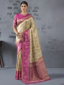 Anouk Woven Design Zari Banarasi Saree