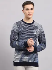 Monte Carlo Men Self Design Pullover