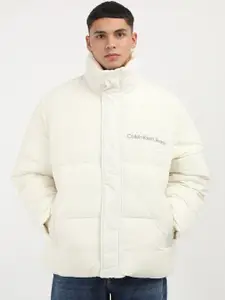 Calvin Klein Jeans Men Windcheater Bomber Jacket with Embroidered