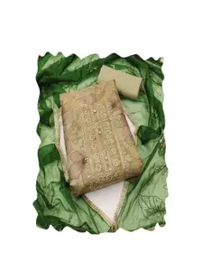 ASISA Floral Printed Sequinned Organza Unstitched Dress Material