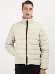 Calvin Klein Jeans Men Solid Windcheater Puffer Jacket