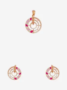 Kushal's Fashion Jewellery Embellished Bridal Gold-Plated Necklace