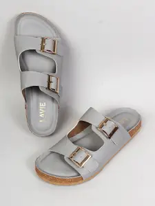 Lavie Women Open Toe Flats With Buckles