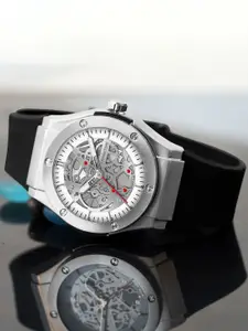 Franktime Men Brass Dial & Bracelet Style Straps Analogue Watch FT-0031 SL