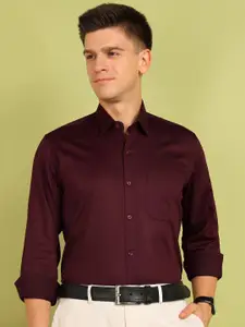 FUBAR Men Slim Fit Opaque Formal Shirt