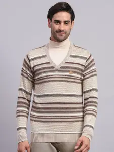 Monte Carlo Men Self Design Pullover