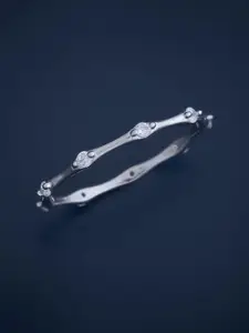 Kushal's Fashion Jewellery  Sterling Silver Cubic Zirconia  Finger Ring